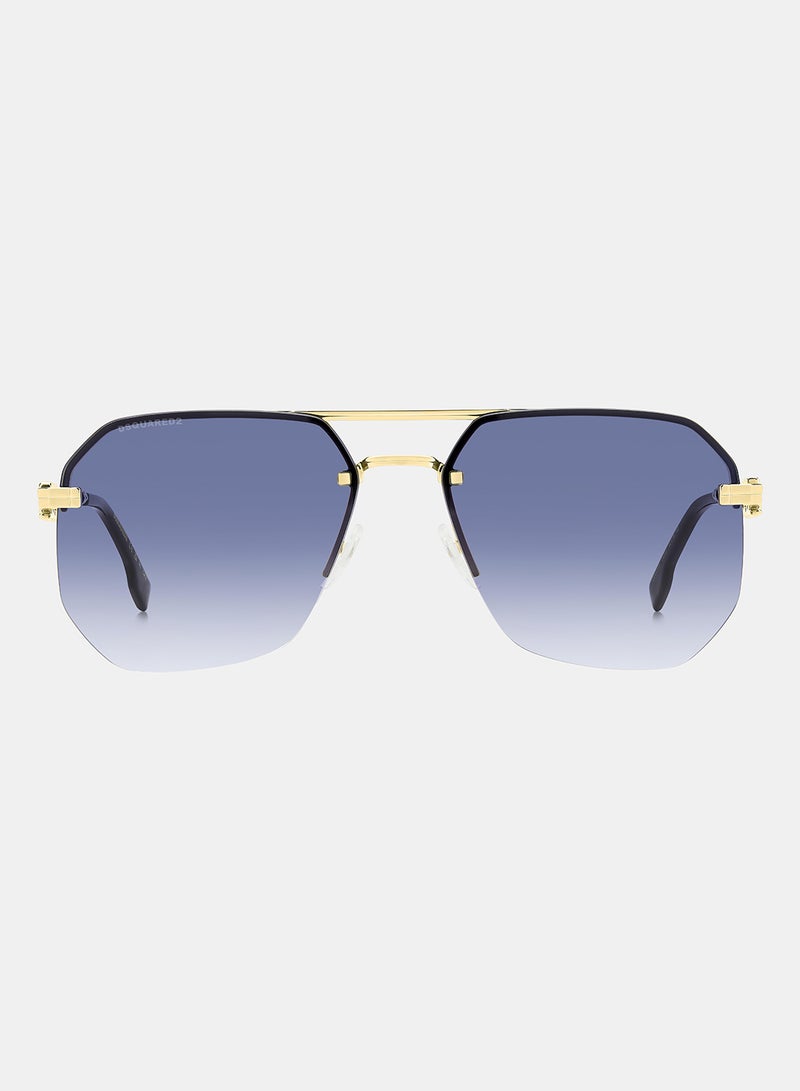 Dsquared Men Square Sunglasses 60 D2 0103/S - Image 3