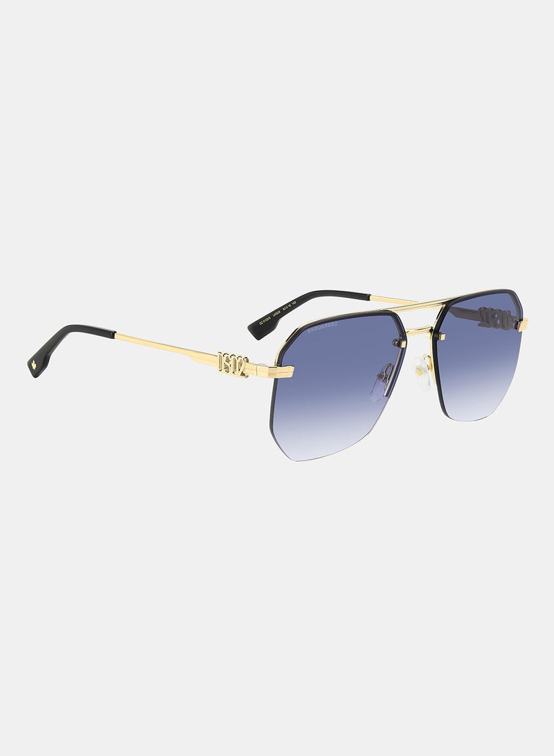 Dsquared Men Square Sunglasses 60 D2 0103/S - Image 2