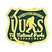 eDesign 2Pack US National Parks Sasquatch Division Vinyl Sticker Bigfoot Decal 4 Inches Bigfoot Stickers for Car Truck SUV Van Window Bumper Wall Laptop Tablet Cup Tumbler and Any Smooth Surface - Image 2