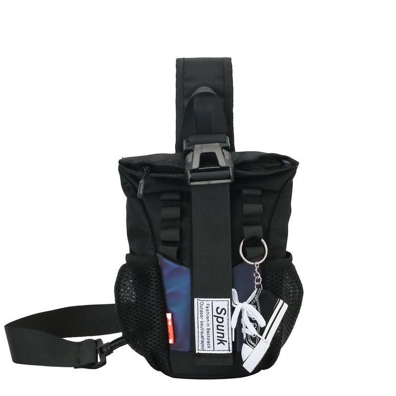 Korean Style Fashionable Cool Men'S And Girls' Chest Bag Outdoor Sports Casual Lightweight Children'S Crossbody Bag Children'S Bag - Image 1