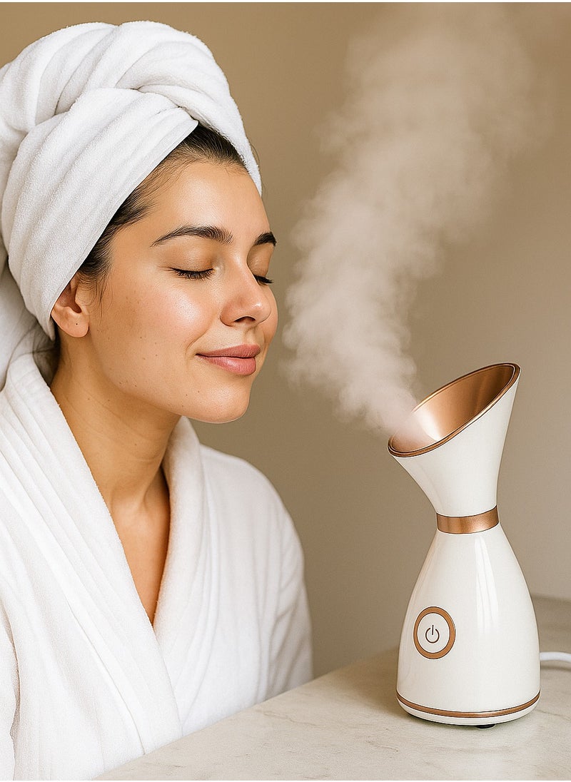 UPSCALE Steamer for Face| Steamer Pot| Steamer for inhaler|Steamer for Cold|Multifunctional Facial steamer| Steam Sauna| Portable Vaporizer| With Aroma Therapy and Humidifier  - Image 1