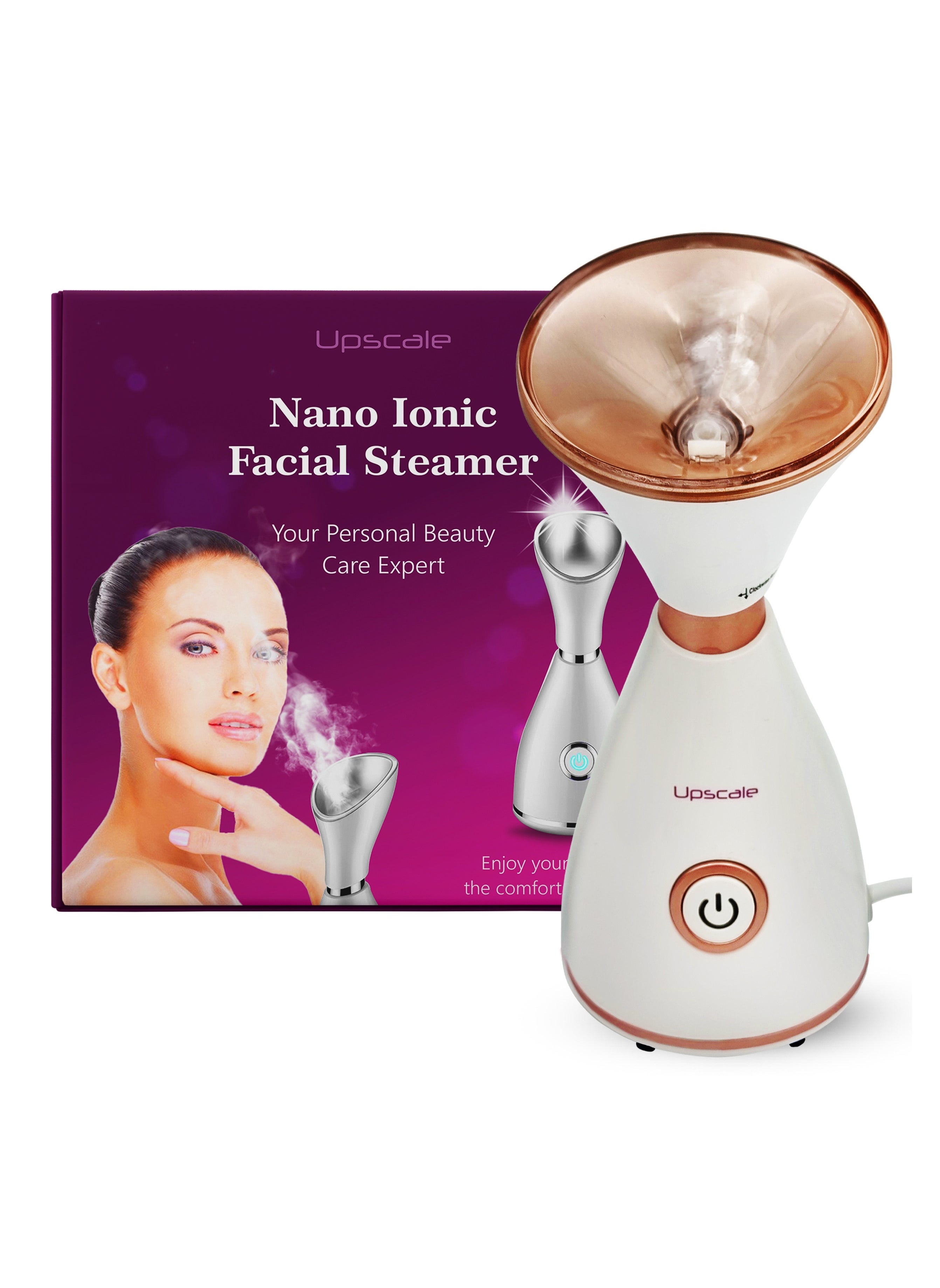 UPSCALE Steamer for Face| Steamer Pot| Steamer for inhaler|Steamer for Cold|Multifunctional Facial steamer| Steam Sauna| Portable Vaporizer| With Aroma Therapy and Humidifier 