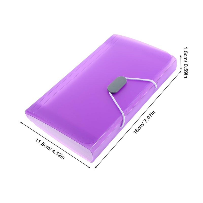 منظم الملفات الأكورديوني، تخزين متعدد للمستندات للمكتب والمدرسة والمنزل، قطعة واحدة - Image 3