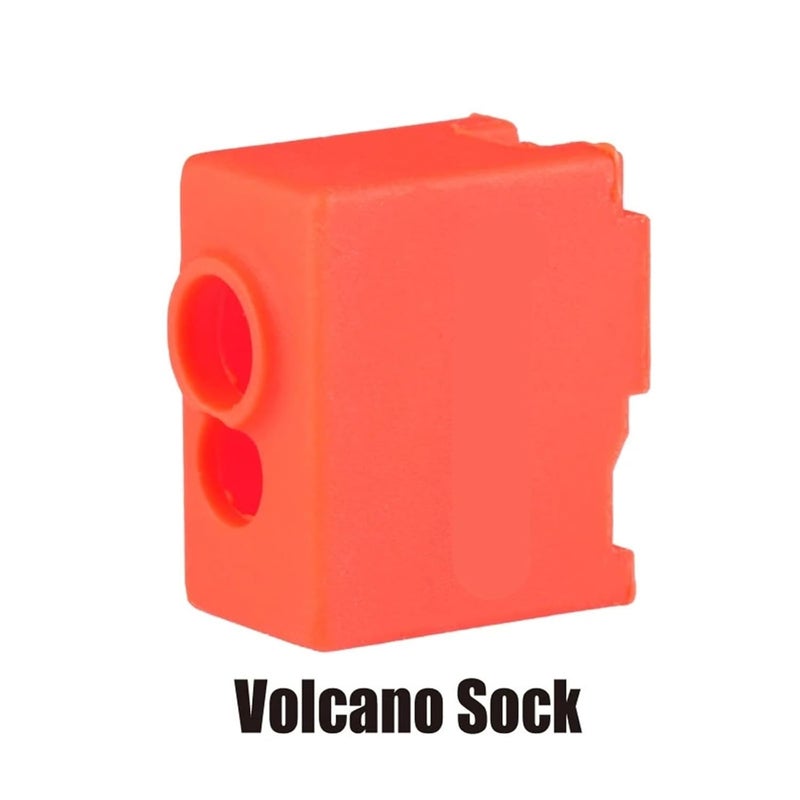 5pcs Set Silicone Volcano Socks Heater Block Cartridge for 3D Printer Hotend Nozzle - Image 3