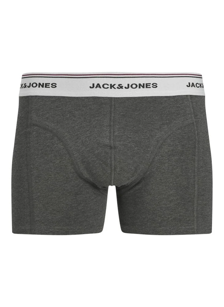 جاك اند جونز ثلاث قطع سراويل داخلية رجالية جاكافيري سادة