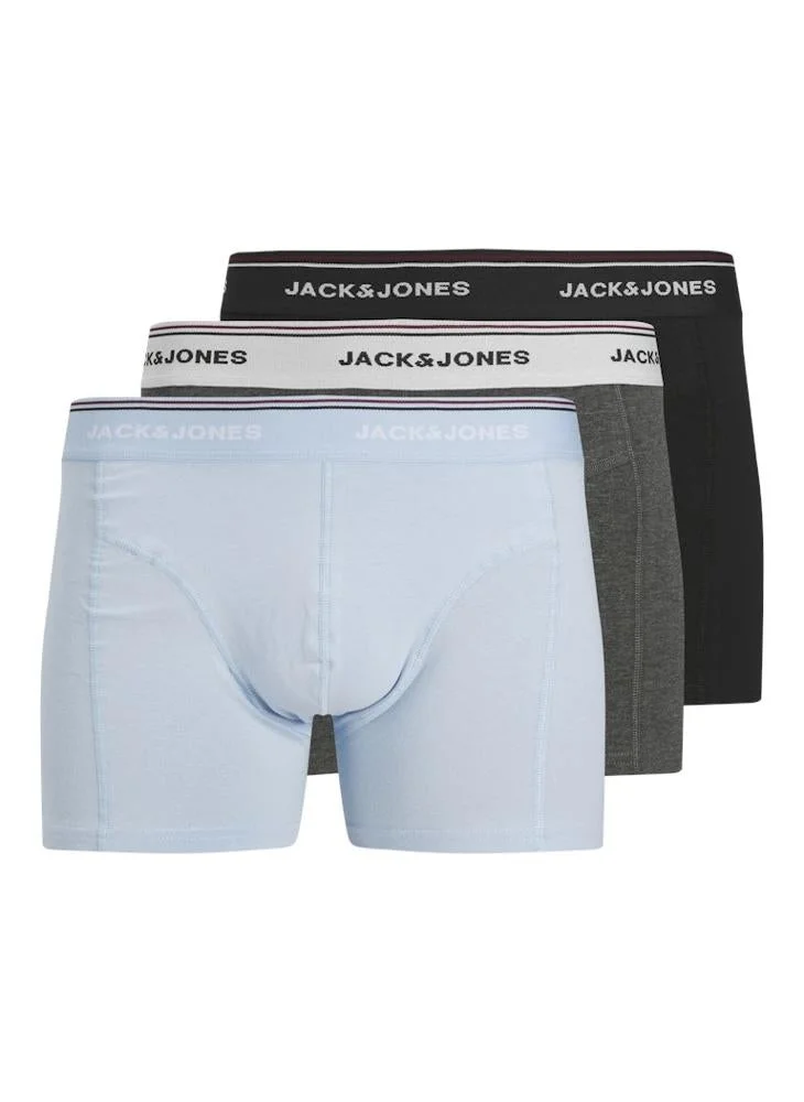 JACK & JONES 3 Pack Jacavery Solid Trunks