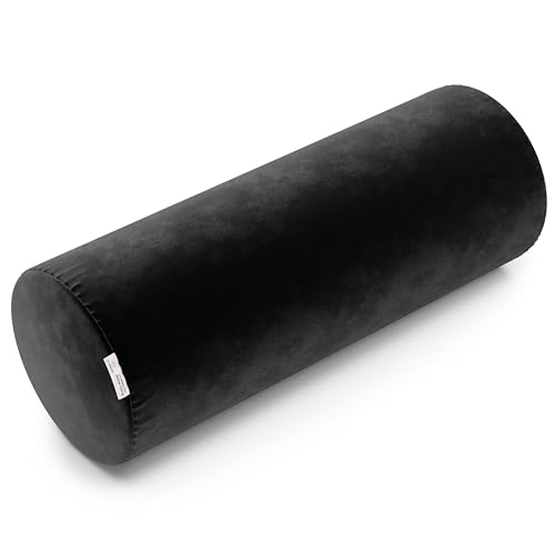 MY ARMOR Bolster Pillow | Memory Foam Orthopedic for Rest & Support | Black, Medium Size - 22" x 8" x 8" - Image 1