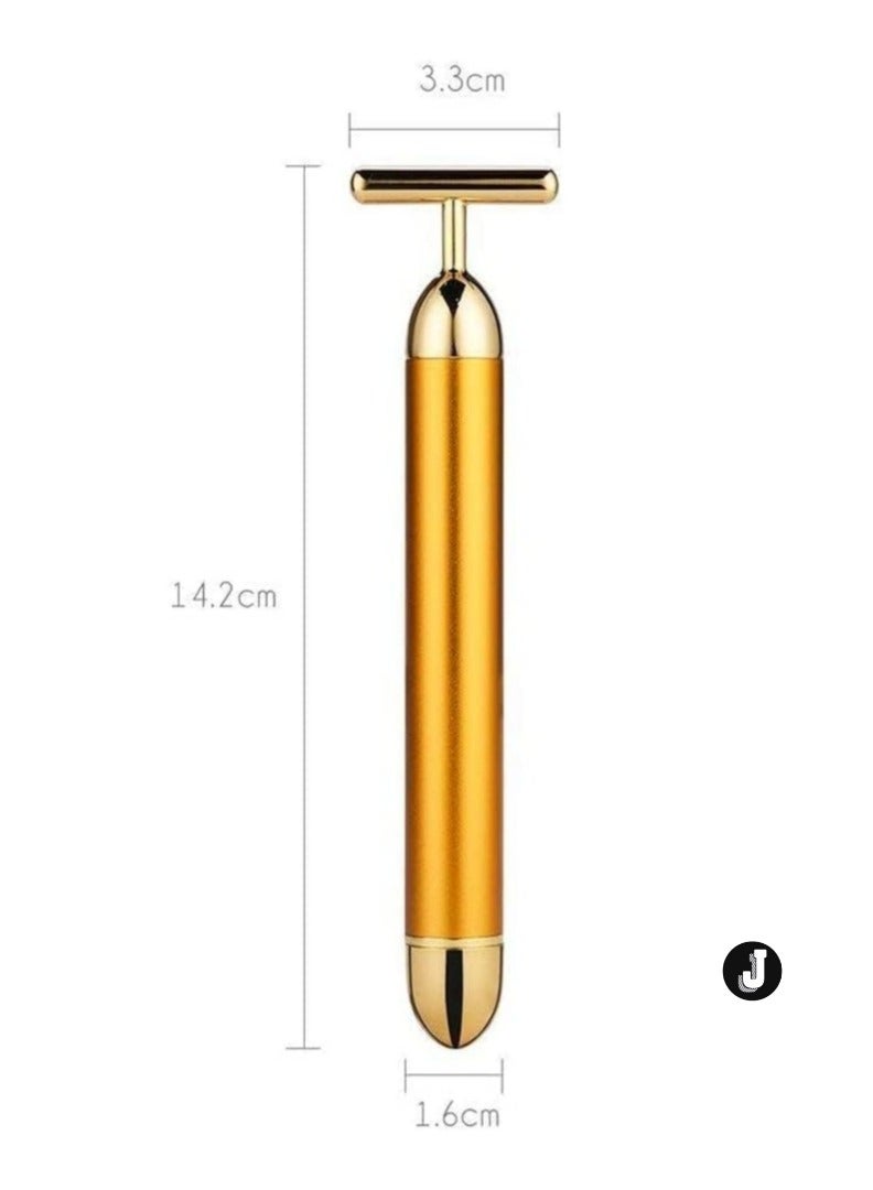 JAJEEK New 24K Gold Electric Massager – Indulge in Spa-Like Treatments for Luxurious Skin Care - Image 1