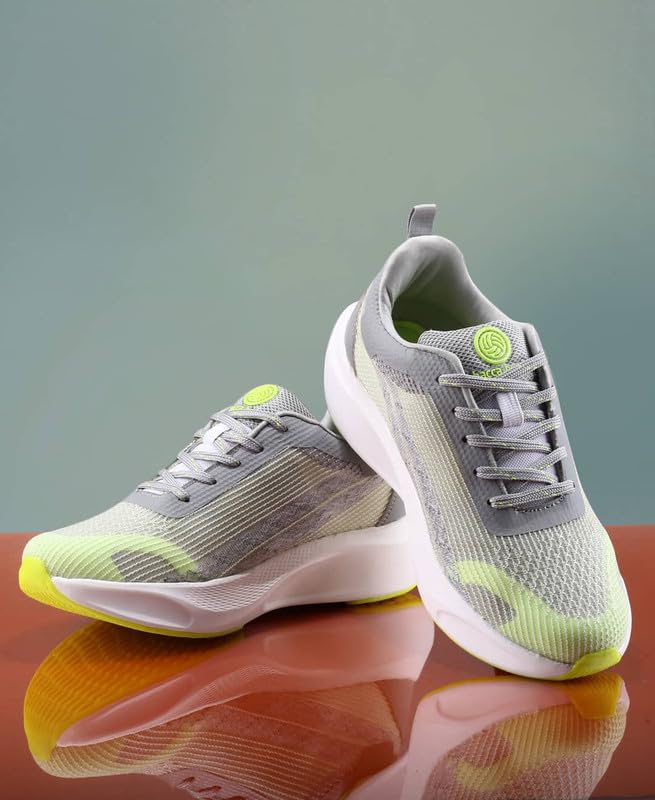 Bacca Bucci ZippyZest FlashRunners: High-Performance Sports Shoes with Ultra-Breathable Mesh, Energy-Responsive Cushioning, and Durable Grey - Image 4