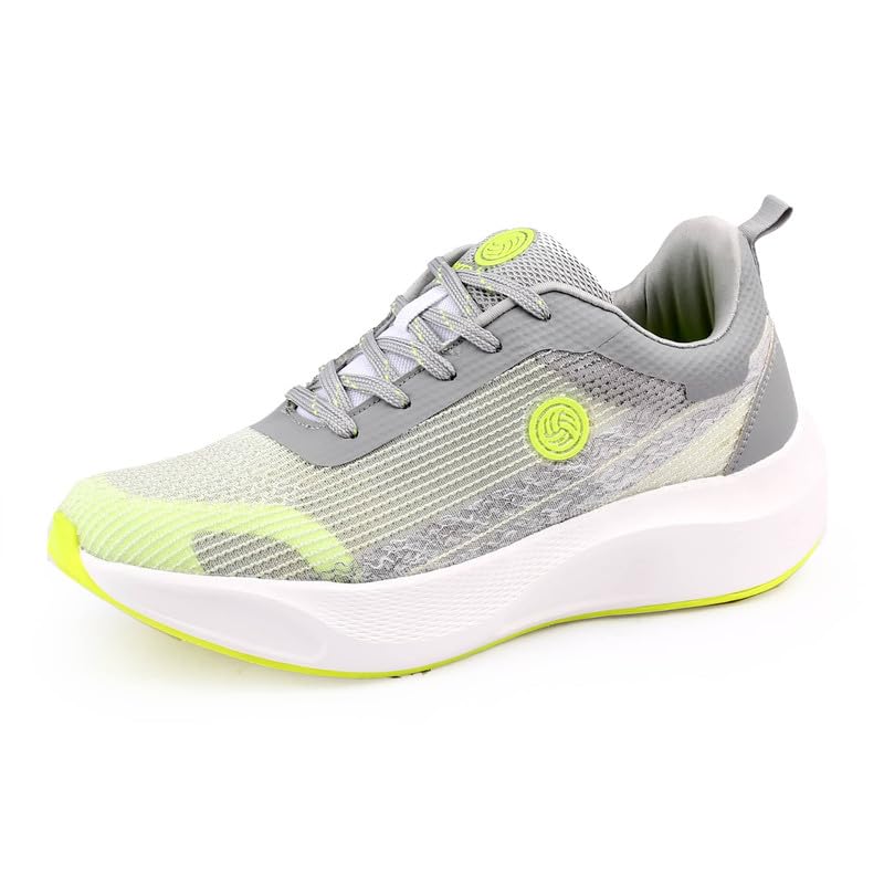 Bacca Bucci ZippyZest FlashRunners: High-Performance Sports Shoes with Ultra-Breathable Mesh, Energy-Responsive Cushioning, and Durable Grey - Image 1