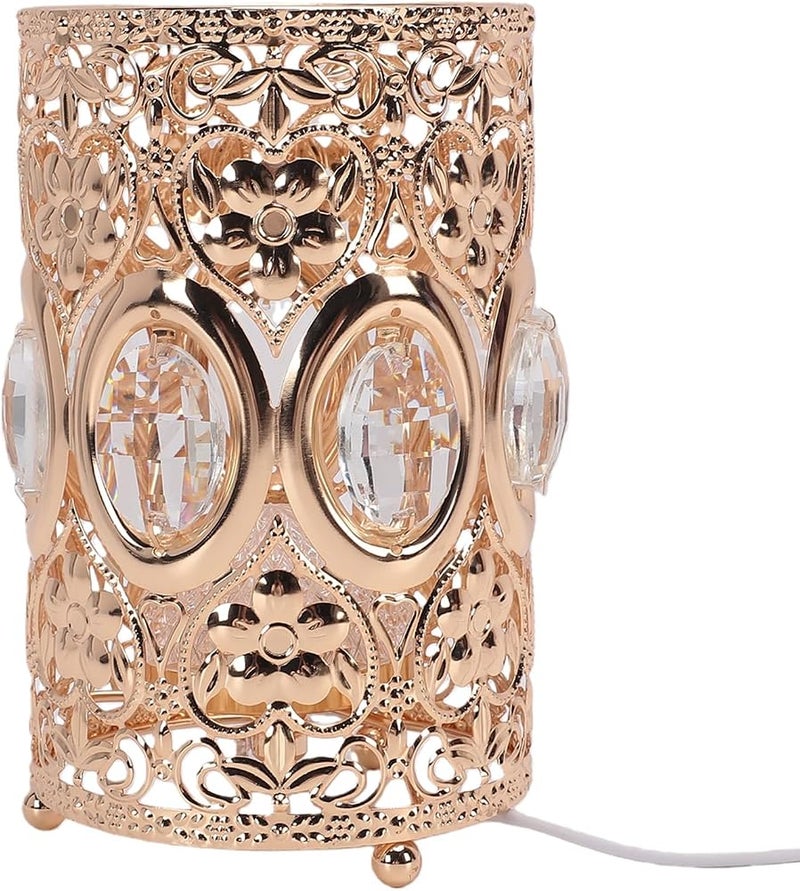 TOPINCN Crystal Table Lamp with 3 Color Temperatures and Dimmable USB - Image 3