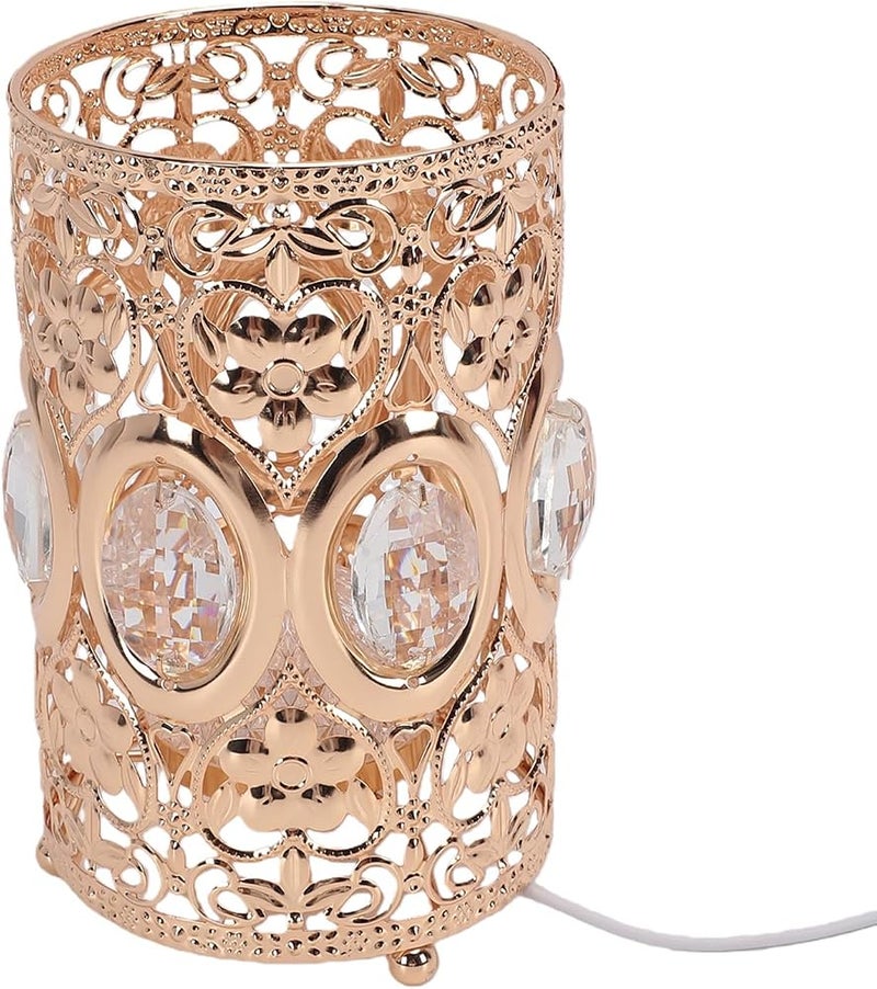 TOPINCN Crystal Table Lamp with 3 Color Temperatures and Dimmable USB - Image 2