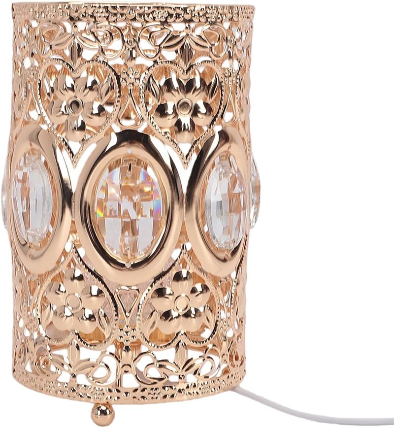 TOPINCN Crystal Table Lamp with 3 Color Temperatures and Dimmable USB - Image 4