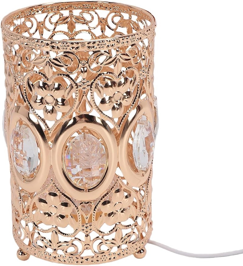 TOPINCN Crystal Table Lamp with 3 Color Temperatures and Dimmable USB - Image 5