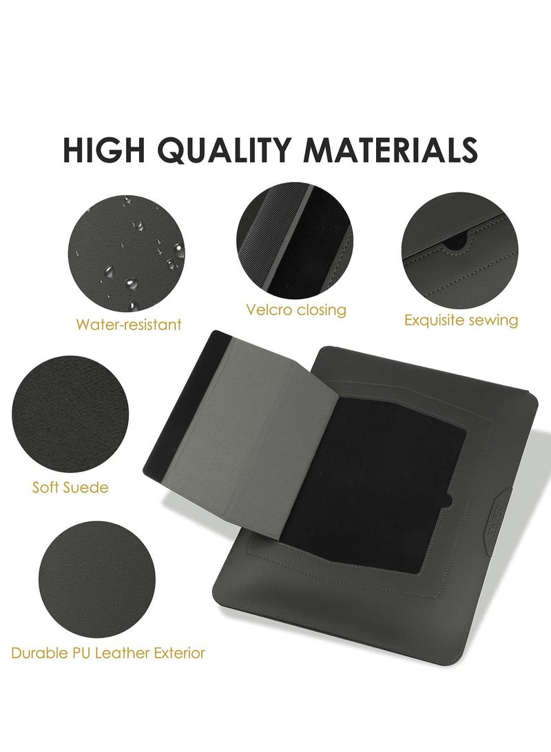 واي آند دي 13-14 Inch Laptop Sleeve Case Leather Bag - Image 2