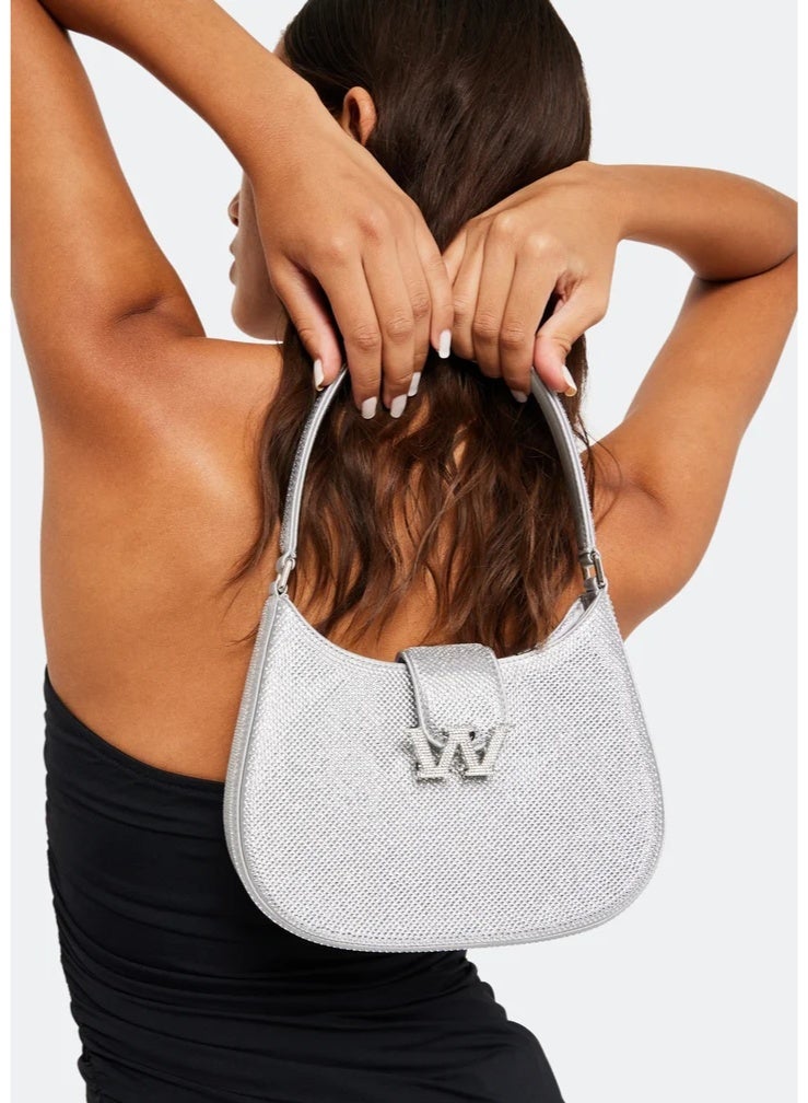 ALEXANDER WANG full rhinestone bag, all-rhinestone underarm bag - Image 2