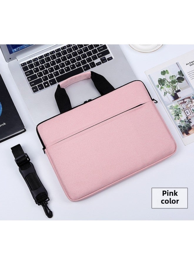 Portable Liner Bag For huawei Laptop Bag Shoulder Liner Set 13 Inch 15.6 Inch Gift Bag-Color:Pink-Dimensions:15.6 Inch  - Image 1