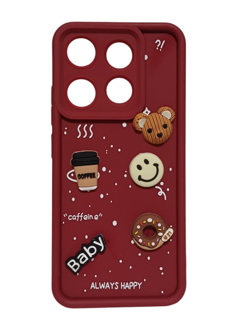 Generic - Back Cover Compatible With Phone Infinix Smart 7 - Multi Color 495 - Image 1