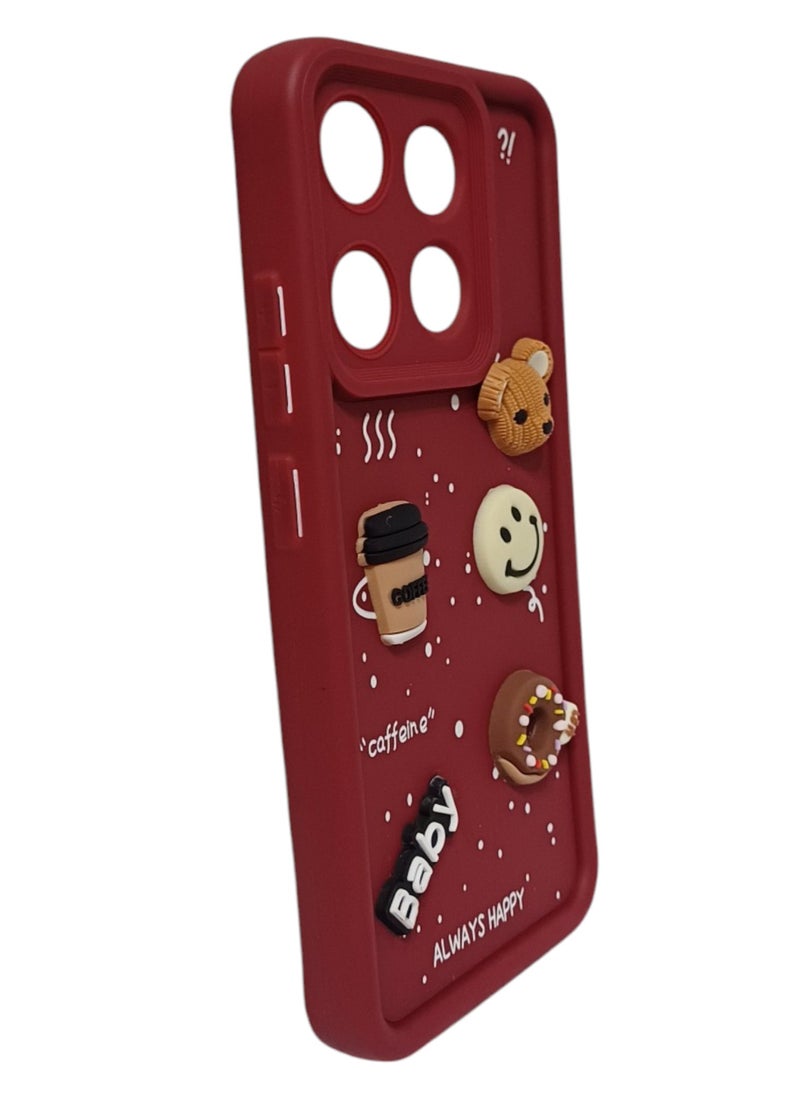 Generic - Back Cover Compatible With Phone Infinix Smart 7 - Multi Color 495 - Image 1