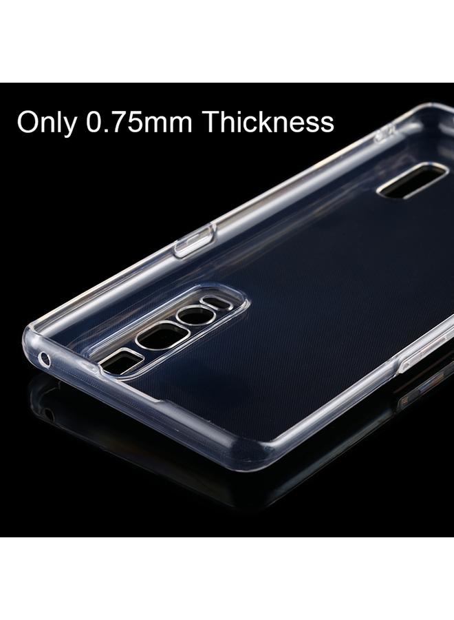 اس-توب جراب شفاف فائق النحافة لهاتف OPPO Find X2 Pro مصنوع من مادة TPU - Image 5