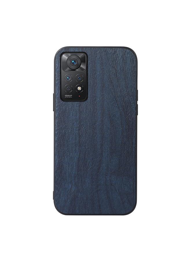 The Bros Case For Xiaomi Redmi Note 11 Pro Global Wood Texture PU Phone Case