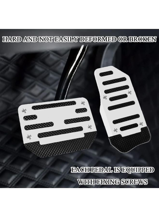 Generic 1 Set Aluminum Alloy Non-Slip Pedal and Sport Brake Pedal Pads - Image 4