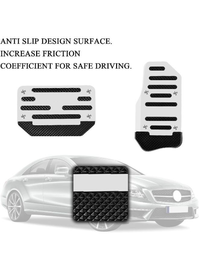 Generic 1 Set Aluminum Alloy Non-Slip Pedal and Sport Brake Pedal Pads - Image 5