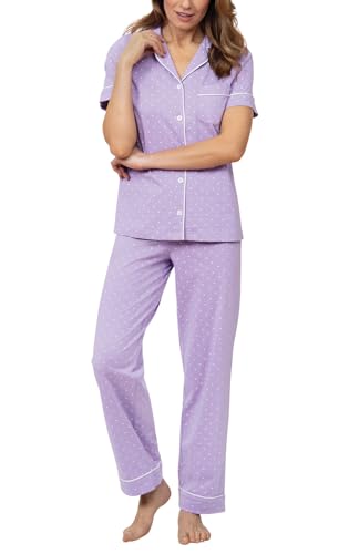 PajamaGram Womens PJs Sets Womens Pajamas Lavender MD
