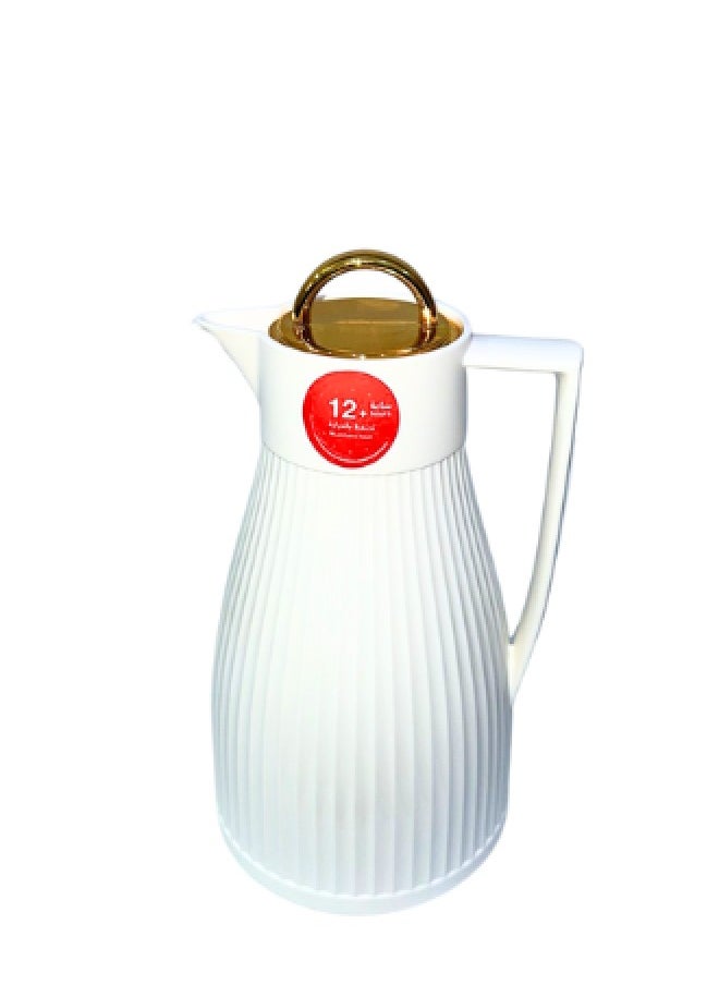BASURRAH Tea & Coffee Thermos 1L – 12-Hour Heat Retention to Keep Your Favorite Flavor 