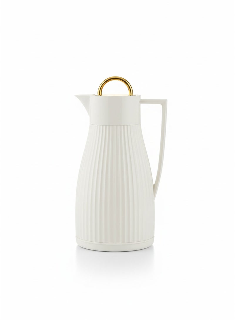 باصرة ترمس شاي وقهوة 1 لتر – عزل حراري يدوم 12 ساعة للحفاظ على نكهتك المفضلة - Image 2