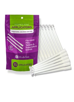 Suppository Applicator Fits Most Boric Acid Suppositories 15 Count