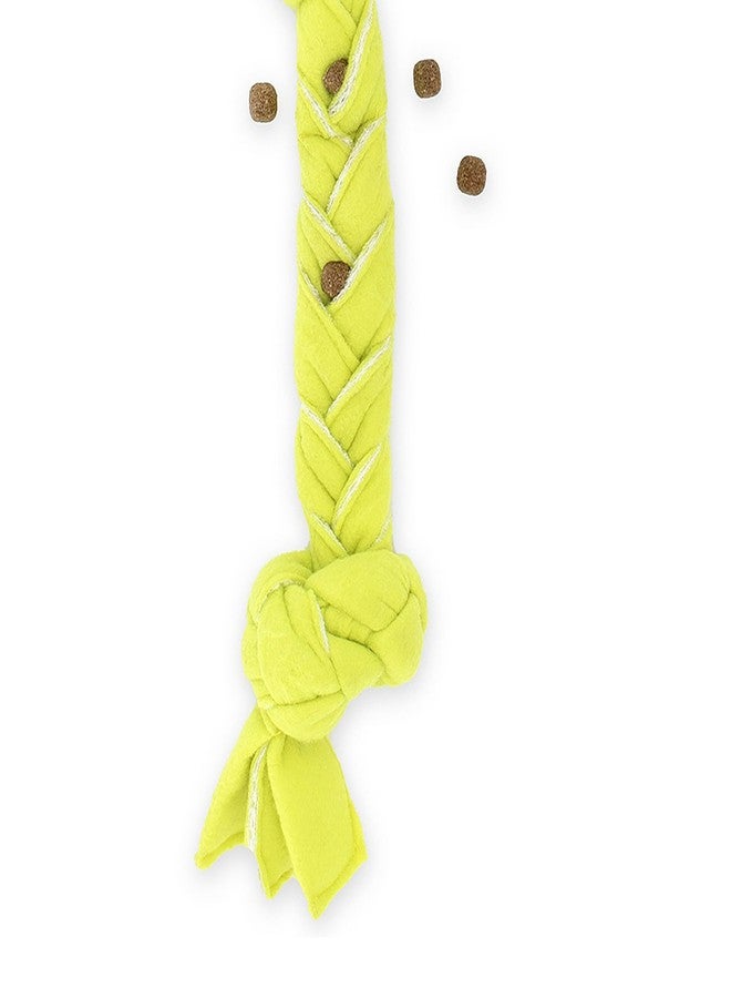 GURU Pet: Squeaking Tennis Snuffle Rope - 12" Small - Dog Toy, Squeak-Snuffle-Tug, Braided & Knotted, 2 Layer Tennis Ball Fabric, Treat Dispensing - Image 3