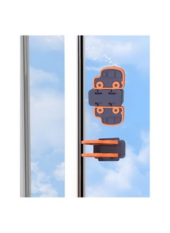 KASTWAVE Sliding Door Lock for Child Safety, Glass Door Window Security Lock, Baby Pets Proofing Cabinet Doors Locks, No Drilling Tools Needed, 4 Pack  - Image 1