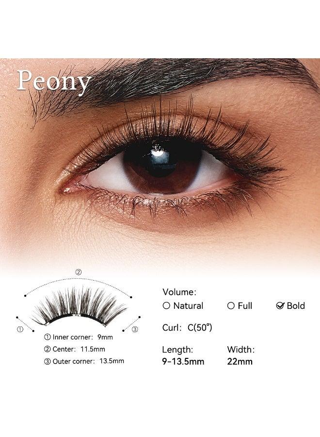 WOSADO Peony Magnetic Lashes – Soft Arabic Glam Wispy Volume - Image 1