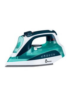 Steam Iron Ceramic bottom tank 350 mml 2600 watt green