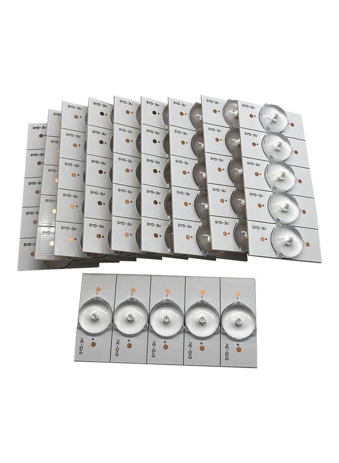 NIBEMINENT 50-Piece 3V SMD Lamp Beads White  - Image 1