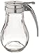 Tablecraft Tablecraft H414 Syrup Dispenser with Chrome Plated Metal Top, 14 oz, Clear - Image 2