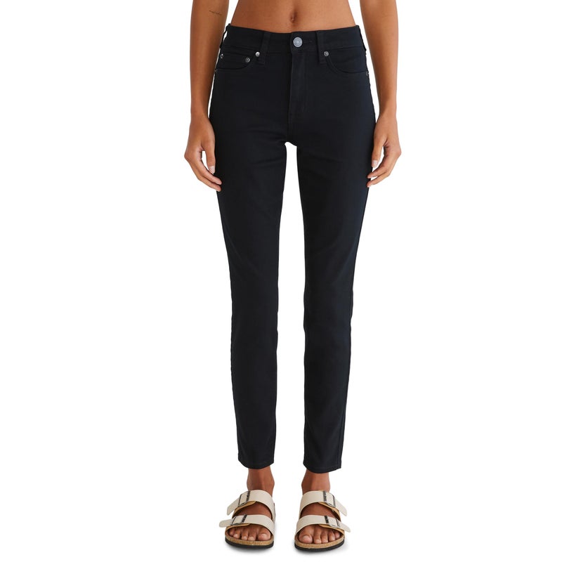 Aeropostale Womens Aero Hw Uniform Jegging Jeans, Black, 4 US - Image 1