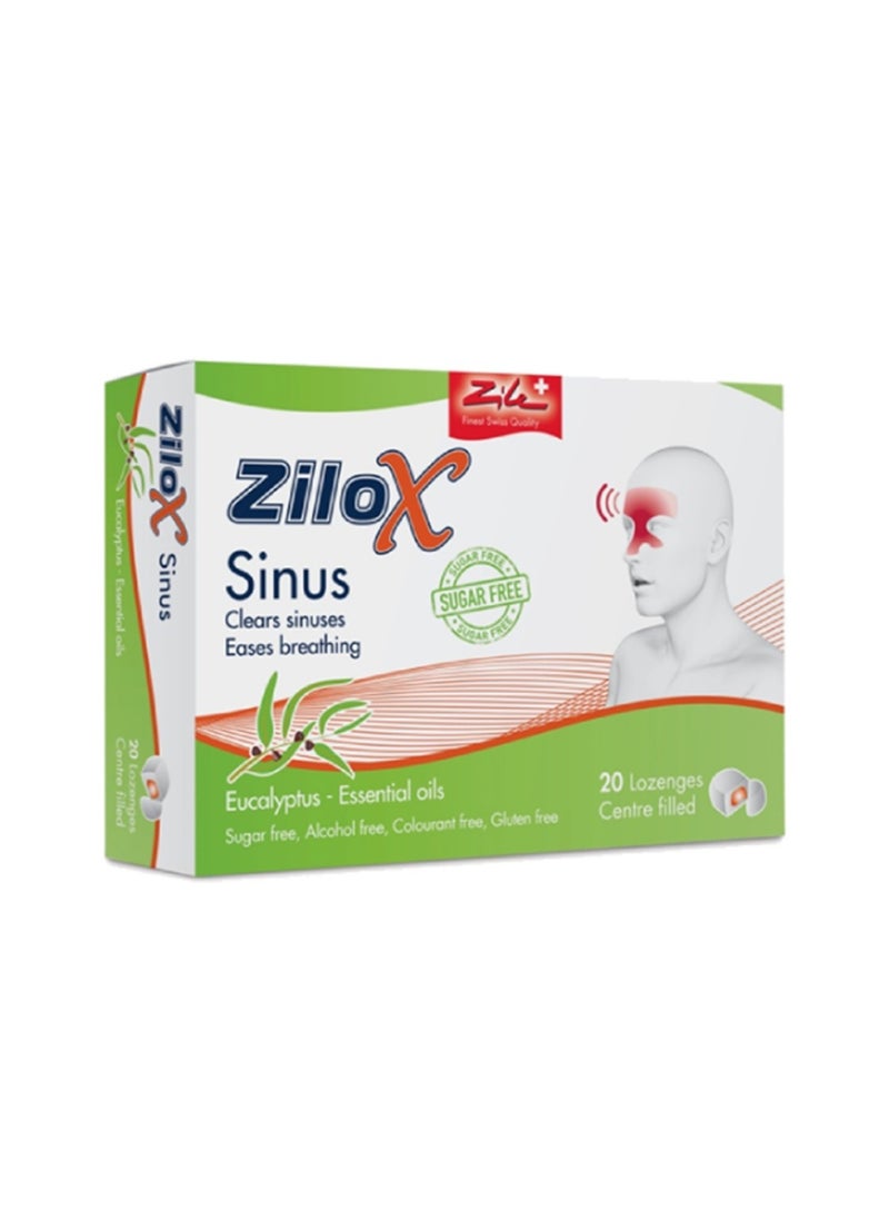 Zilox - Sinus Lozenges, Pack Of 20 - Image 1