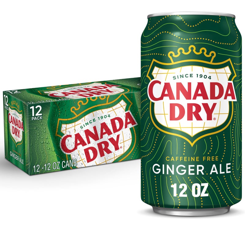 Canada Dry Ginger Ale Soda, 12 fl oz cans, 12 pack - Image 1