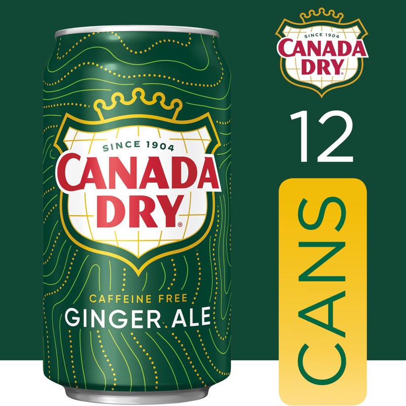 Canada Dry Ginger Ale Soda, 12 fl oz cans, 12 pack - Image 2
