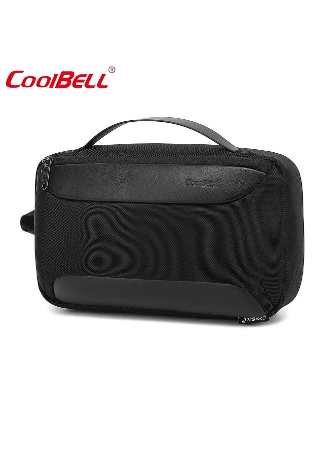 CoolBELL Fashion Men Chest Bag with USB 3.0 Charging Port Small Crossbody Bag 5.1 L Waterproof Messenger Bag for 7.9 inch iPad 7256 - Image 5