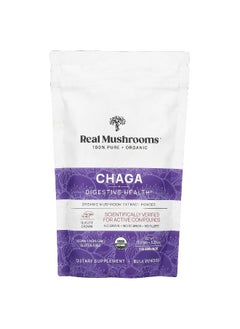 Real Mushrooms Real Mushrooms, Chaga, Organic Mushroom Extract Powder, 5.29 oz (150 gm)  - Image 1