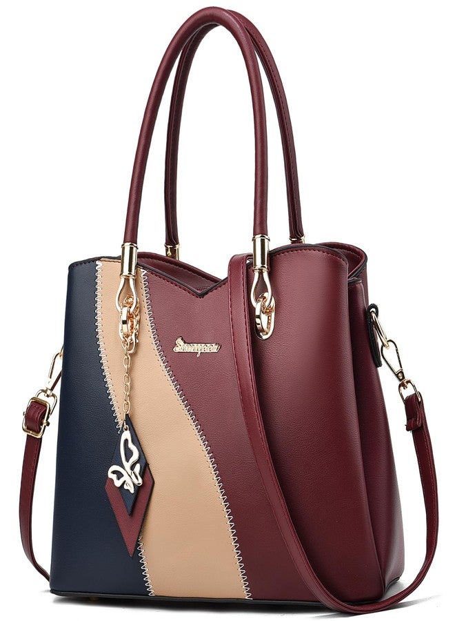 SiMYEER Satchel Purses and Handbags for Women Leather Crossbody Bags Shoulder Tote Bags - Image 1