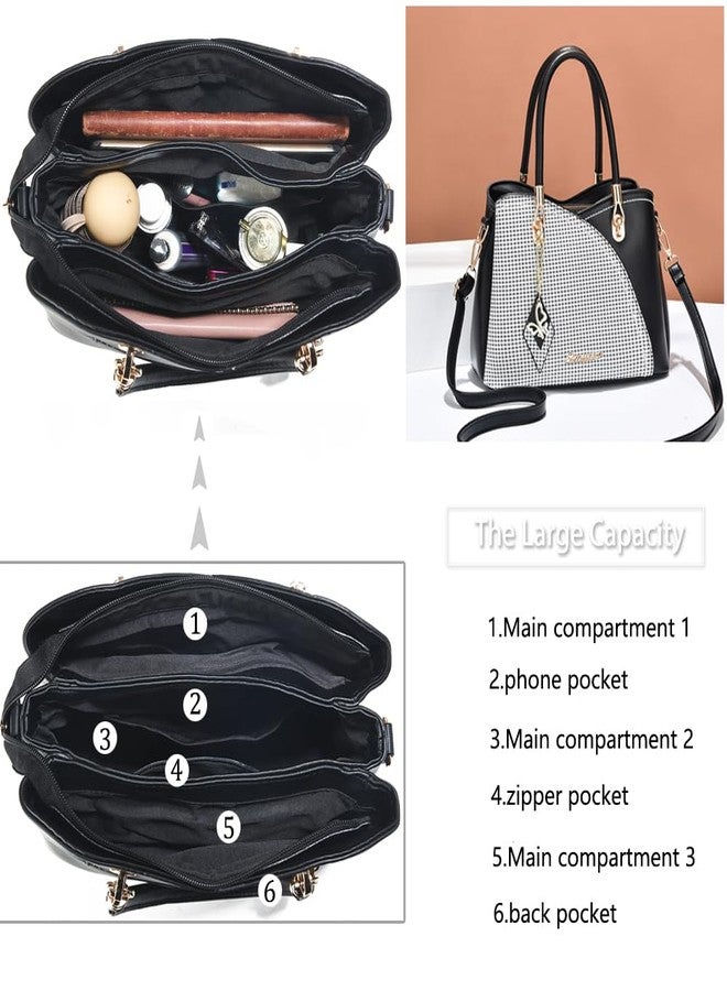 SiMYEER Satchel Purses and Handbags for Women Leather Crossbody Bags Shoulder Tote Bags - Image 5