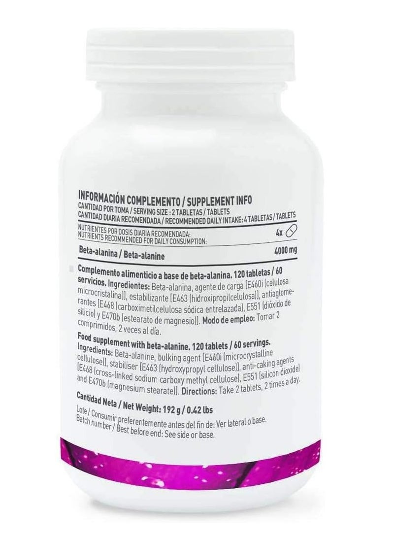 BETA-ALANINE 1000mg - 120 tabs