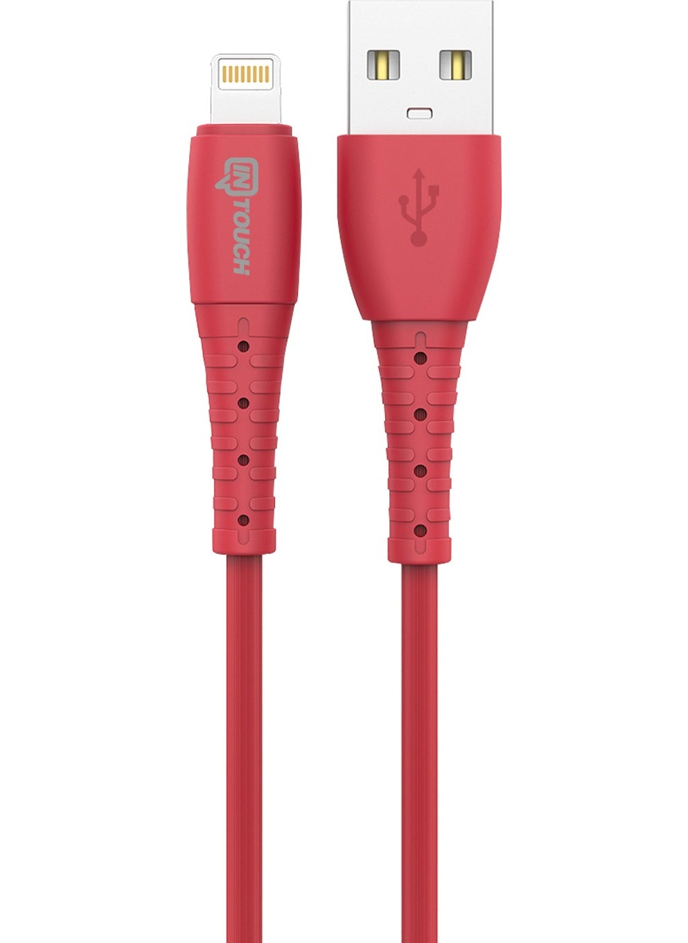 Intouch Soft 2.4A iPhone Compatible Lightning USB Charging and Data Cable 1m  - Image 1