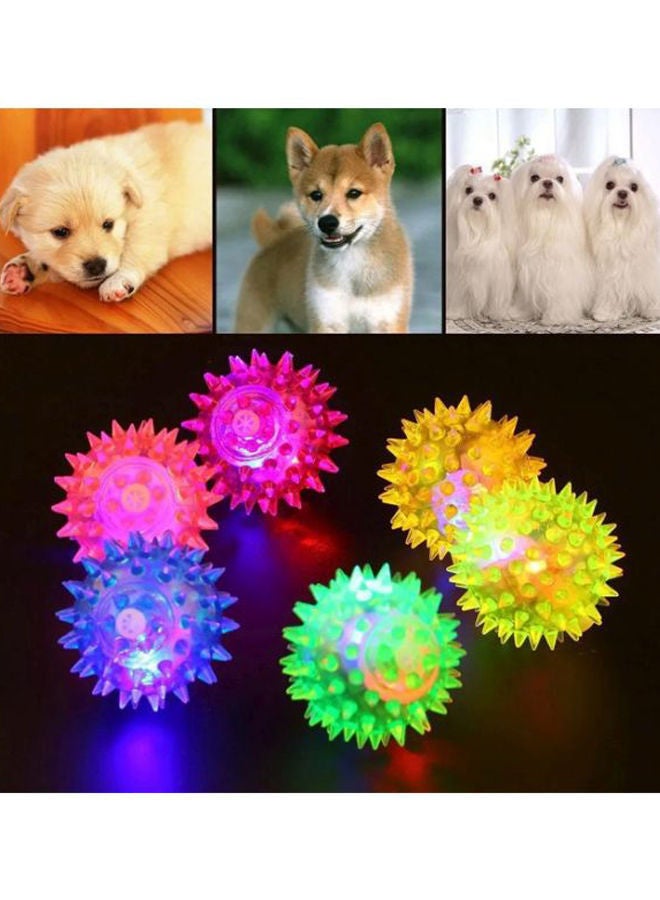 NIBEMINENT Hedgehog Design Rubber Ball Multicolour 63x63x63mm - Image 3