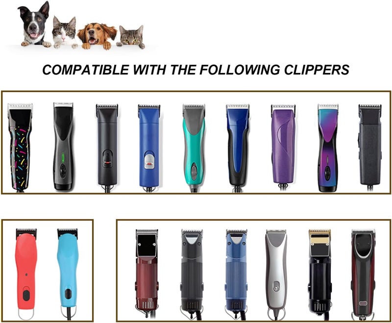 DODAER 15W Detachable Dog Grooming Wide BladesCompatible with AndisOster A5Wahl KM10 Series ClippersCut Length 36412mm - Image 5