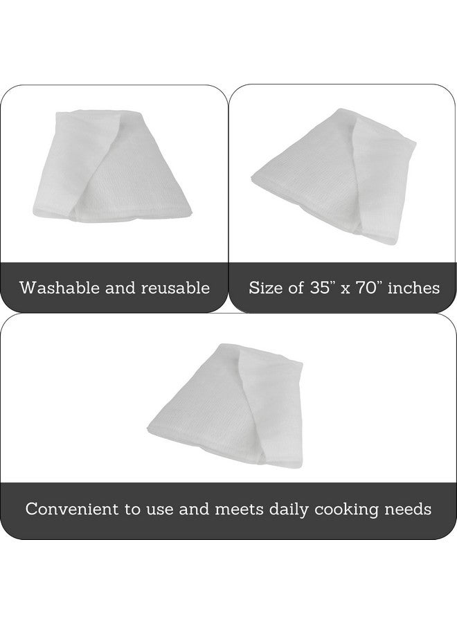 IMUSA USA Cheesecloth 74" X 18", Large, White - Image 2